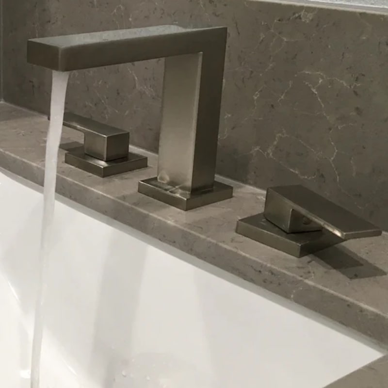 Huntington Brass Razo Widespread PVD Satin Nickel Faucet | Seconds